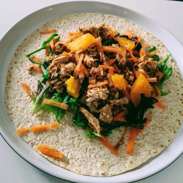 Bang Bang Chicken Wrap