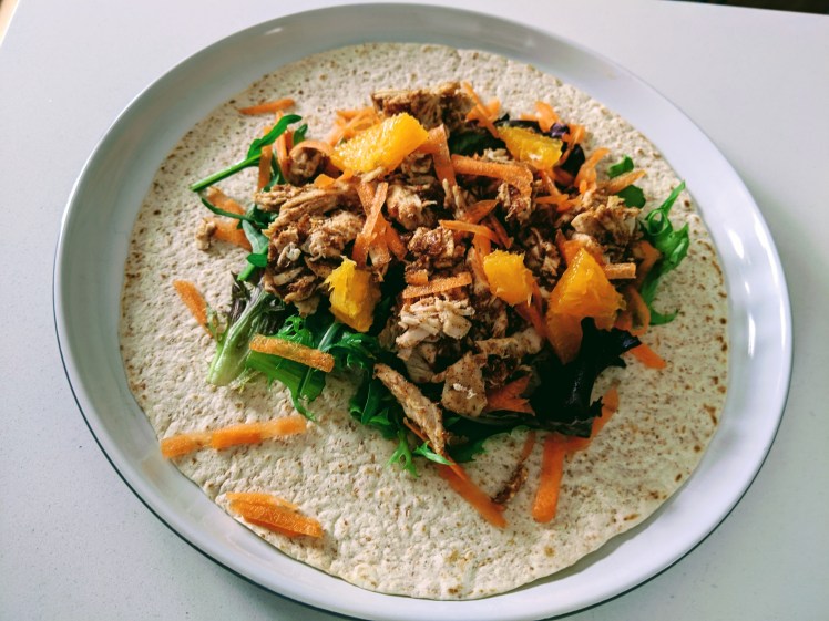 Bang Bang Chicken Wrap